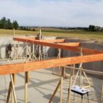 Completed home foundation and basement walls